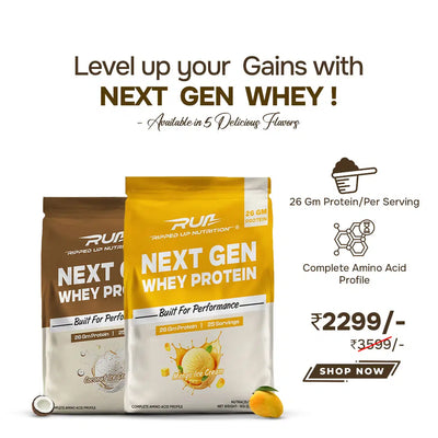 Next Gen Whey Protein (Whey + Fermented Yeast Protein)
