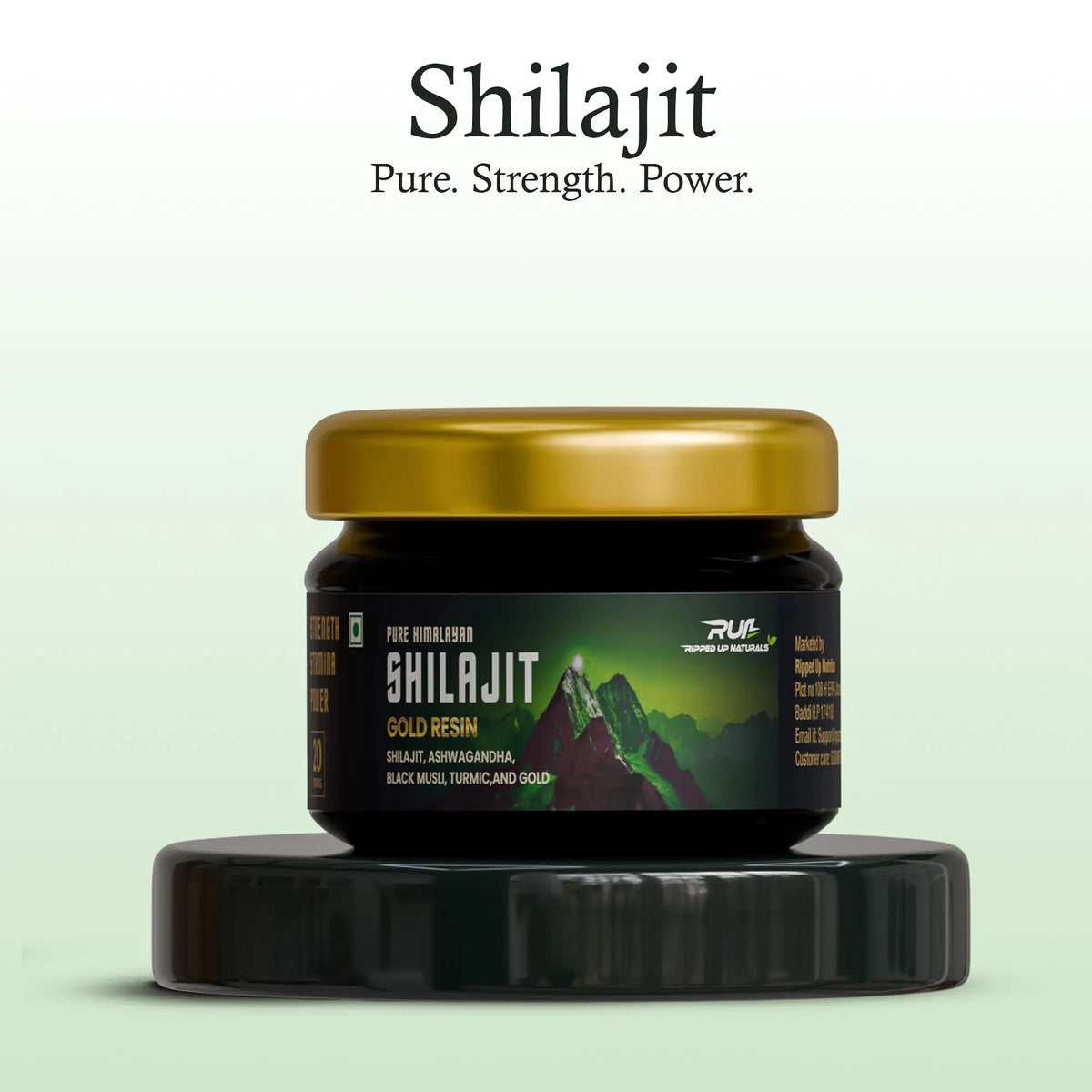 Pure Himalayan Shilajit Gold Resin