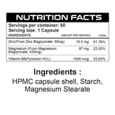 ZMA – Advanced Night Recovery Formula (60 Veg Capsules)