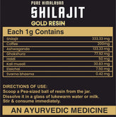 Pure Himalayan Shilajit Gold Resin - Ripped Up Nutrition